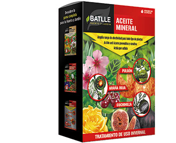 Aceite mineral contra las plagas en latencia